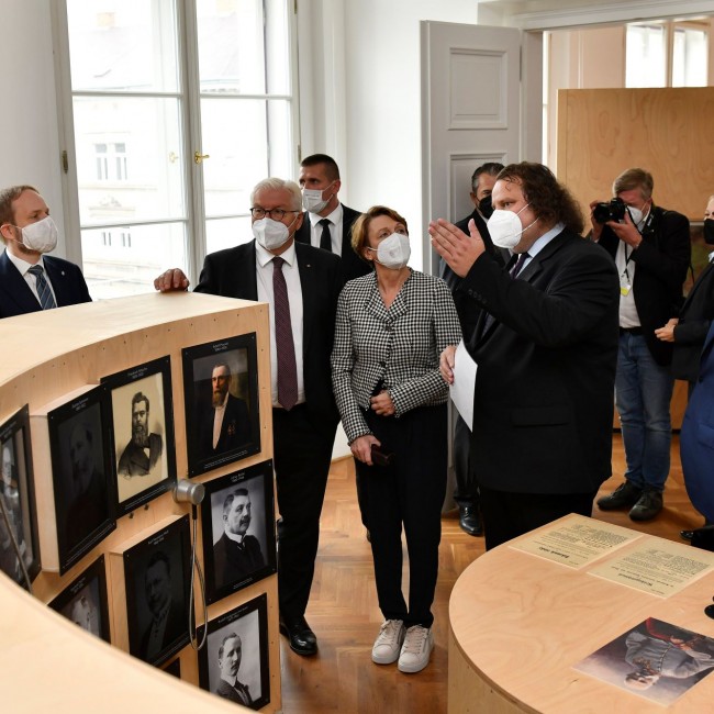 Návštěva ministra kultury Lubomíra Zaorálka v Collegiu Bohemicu